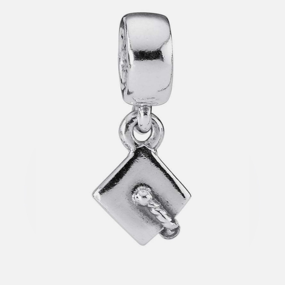 Authentic Pandora Retired ‘Graduation Cap’ Dangle 925 Ale Charm